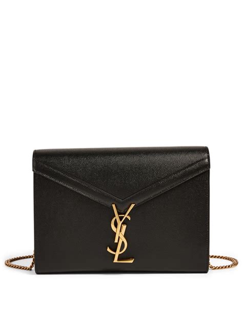 ysl wallet on chain monogram|YSL cassandra chain wallet.